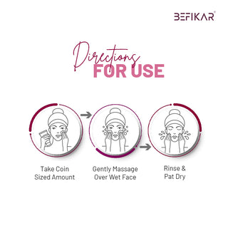 BEFIKAR FACE WASH WITH SAFFRON, LOTUS & VETIVAR 60ML