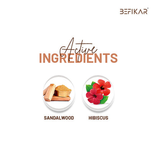 BEFIKAR SANDALWOOD & HIBISCUS FACE WASH 60ML